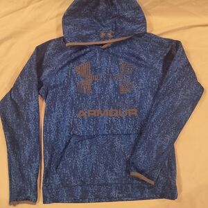 Under Armour Patterned Blue Hoodie
